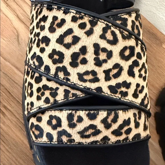 Dr. Martens Leopard Print Mattison Slide Sandals - Picture 7 of 8